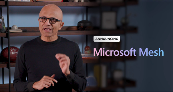 Nadella mit Microsoft Mesh