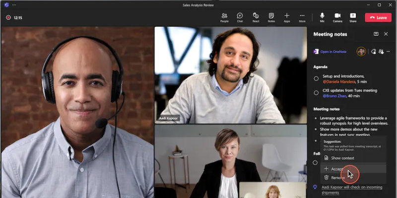 Mit Microsoft Stream lässt sich die automatisch erstellte Aufzeichnung anschließend abspielen