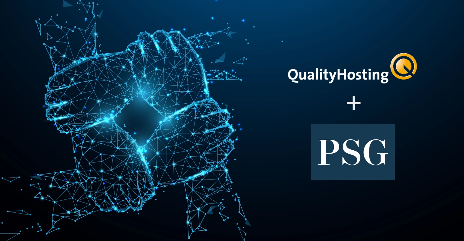 Titelbild für Artikel: Ein neues Kapitel für QualityHosting:  Mit PSG Equity in die nächste Wachstumsphase