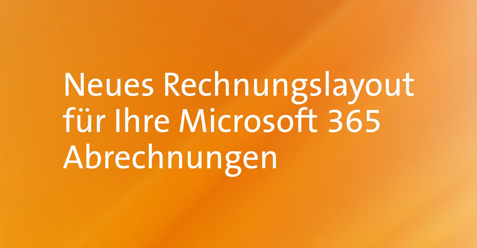 Titelbild für Artikel: Änderung unseres Rechnungslayouts
